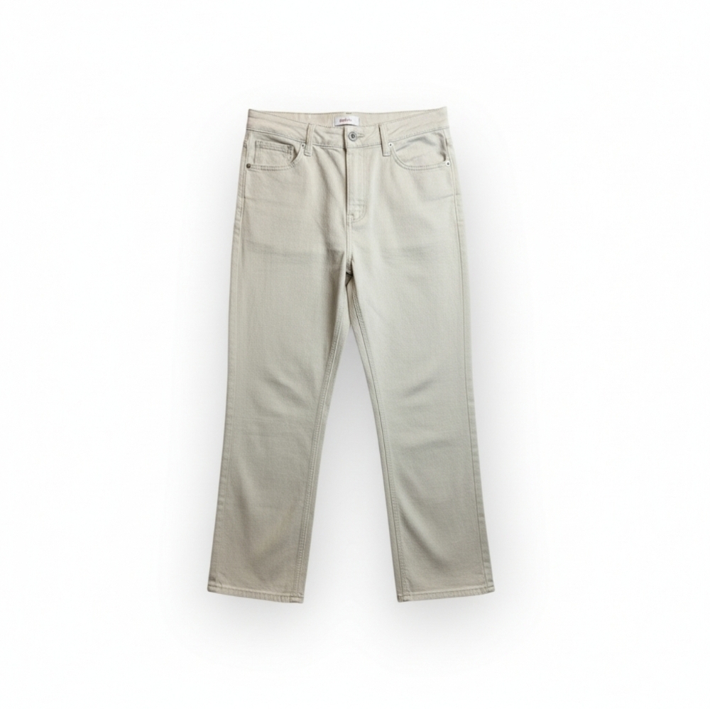 Oraije Paris Cream Canvas Pants – Straight Leg European Chic